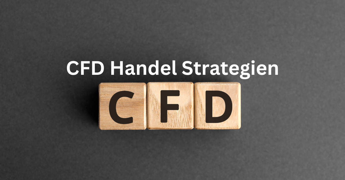 Holzwürfel mit den Buchstaben „CFD“ auf dunklem Hintergrund – Symbolbild für CFD Handel Strategien im Trading.